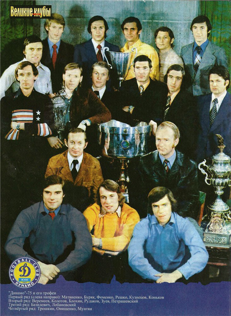 «Динамо» (Киев, СССР) - обладатель Кубка обладателей кубков 1975 года