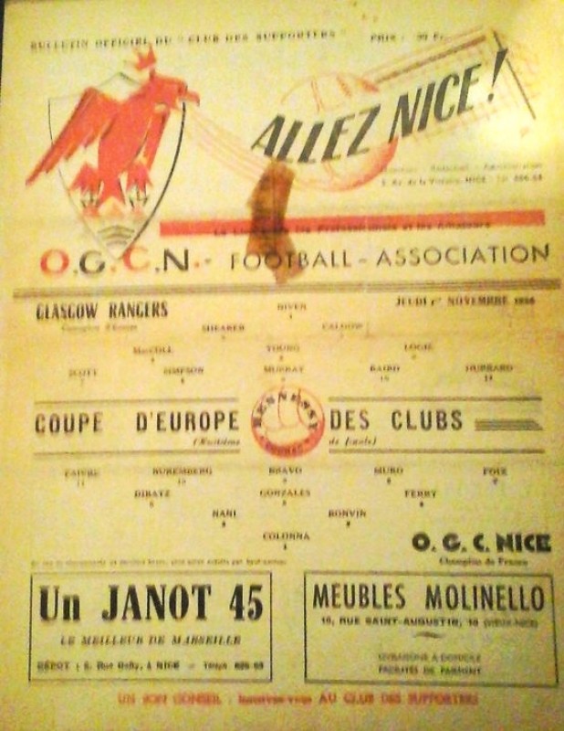 24*. OGC Nice (FRA) - Rangers FC (SCO) 2:1